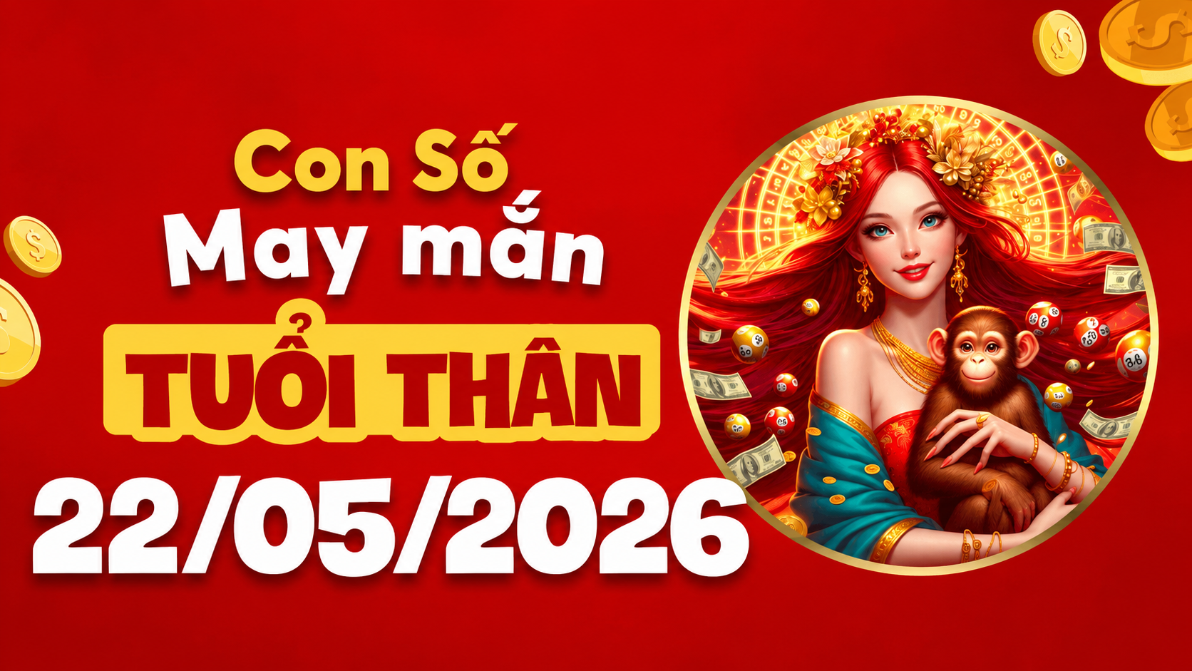 Con số may mắn ngày 22/5/2026 nhân đôi sức bật cho tuổi Thân