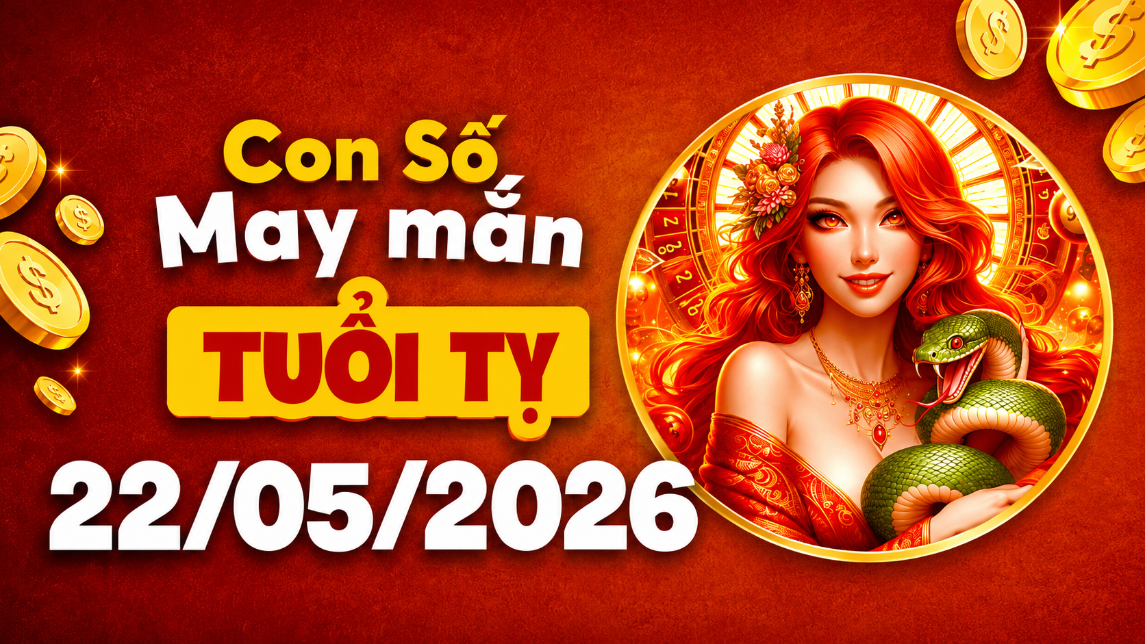 Con số may mắn ngày 22/5/2026 nạp thêm sức mạnh cho tuổi Tỵ